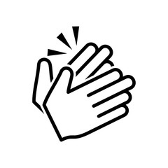 Clapping hand icon