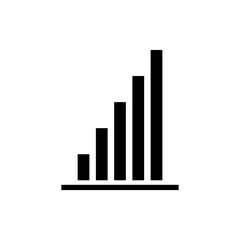Graphs icon in trendy flat style isolated on white background. Vector illustration.- vector
