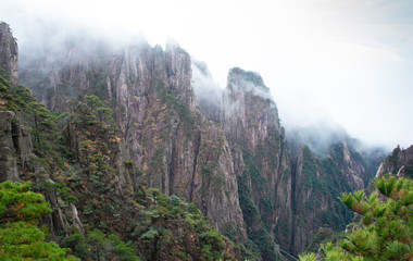 Obraz premium Huangshan mountain mist