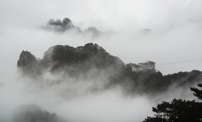 Huangshan mountain mist