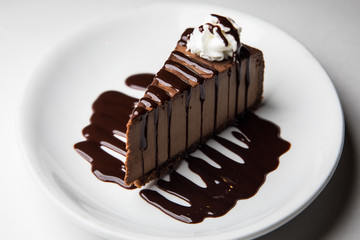 Chocolate Cake with Drizzle Sauce