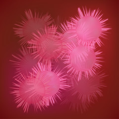 imaginative particles background