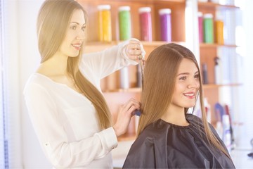 Hair blow stylist content latin latinamerican adult