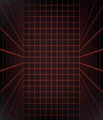 lines perspective room illustration