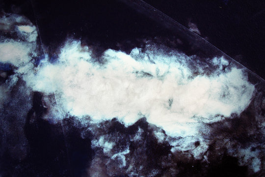 macro structure, pattern and crystals of newly formed ice