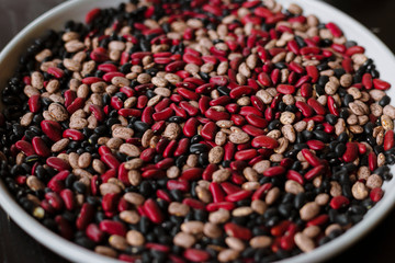 red beans in a bowl