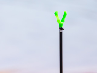 Stand for fishing rods on the beach
