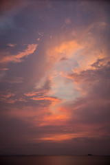 Fototapeta na wymiar Beautiful Thailand Asia Sunset Sunrise