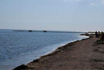 pier on the beach