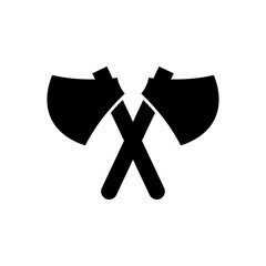 Axe icon design template vector isolated