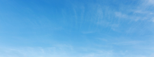 Fototapeta na wymiar air on blue sky, clear weather day background