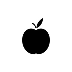 Apple fruit icon design template vector isolated