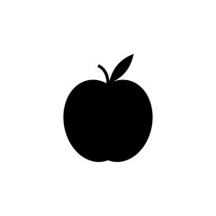 Fototapeta premium Apple fruit icon design template vector isolated