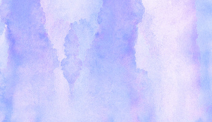 Vintage light purple watercolor paint hand drawn illustration with paper grain texture for...