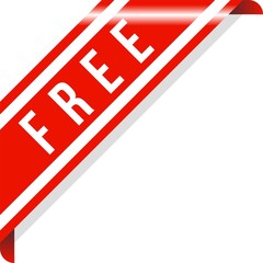 Free Sold Out Ribbon Banner Vector, Illustration