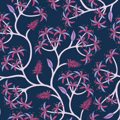 Nature plant branch wallpaper design