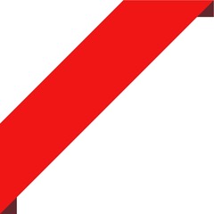 Corner Sold Out Ribbon Banner Vector, Illustration