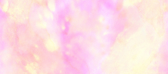 Pale grunge red, pink and yellow shades grunge watercolor background. Aquarelle paint paper textured stain canvas element for text design, greeting card, template. Multicolor hand drawn illustration