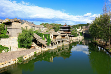 Fototapeta na wymiar Ancient Chinese architecture