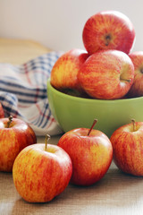 Bright ripe apples	