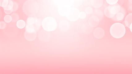 Abstract background Pink blur gradient with bokeh in christmas background