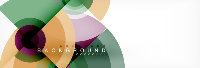 Obraz premium Modern circle background