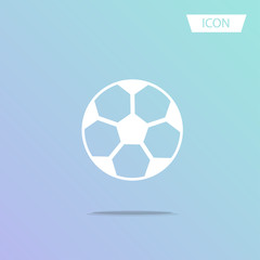 Obraz premium Soccer ball icon vector, football icon vector, outline Soccer icon vector on white background.