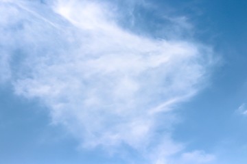 blue sky with cloud for background