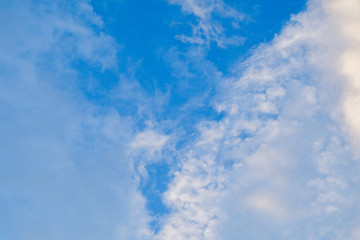 blue sky with clouds