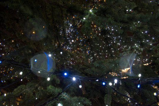 Christmas decoration in the city center.