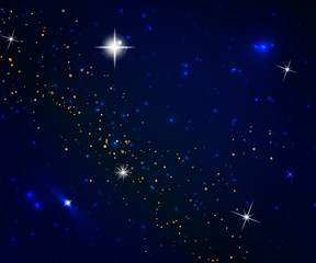 Fototapeta premium Abstract cosmos background with stars