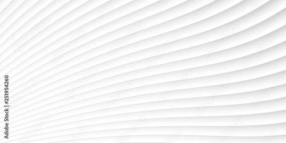 Poster grey white waves and lines pattern. vector futuristic template background