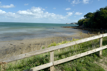 South beach on Studland Bay near Swanage on Dorset coast