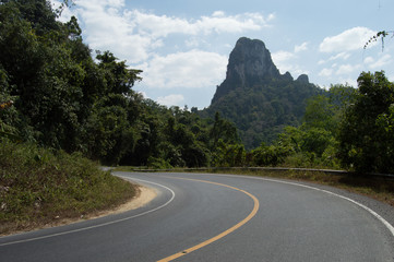 Road in the mountains