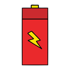 cute cartoon electrical battery