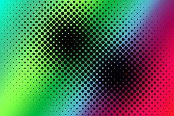 Duotone gradient dot background