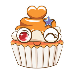 cupcake graphic cartoon