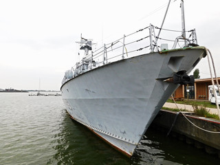 Naklejka premium Das Raketenschiff der Ehemaligen Nationalen Volksarmee