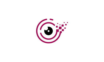 surveillance camera technology logo icon vector - 251963024