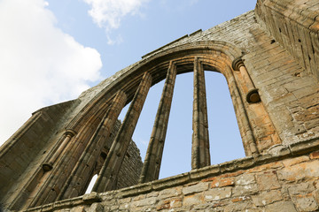 Egglestone Abbey is an abandoned Premonstratensian Abbey on the southern bank of the River Tees,  south-east of Barnard Castle in County Durham, England.