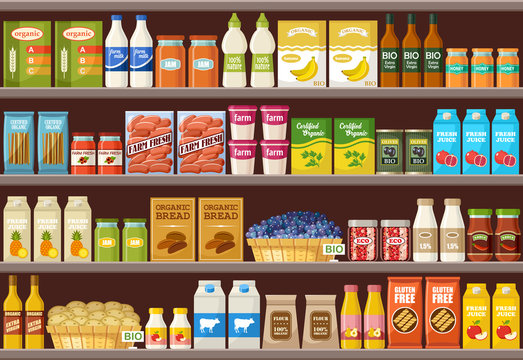 Cartoon Supermarket Shelf Images – Browse 3,637 Stock Photos, Vectors, and  Video | Adobe Stock