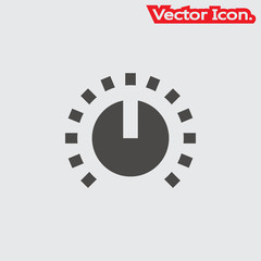 Fototapeta na wymiar volume control icon isolated sign symbol and flat style for app, web and digital design. Vector illustration.