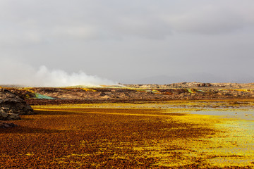 Danakil Depression in Ethiopia