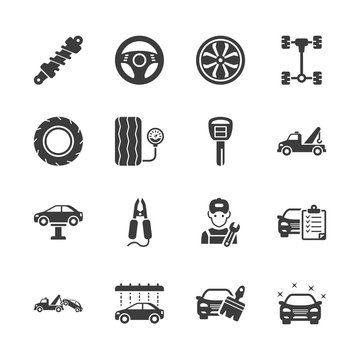 Car Service Icons - Set 4