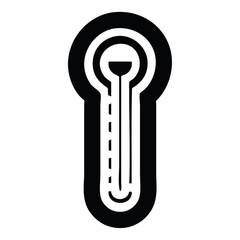 glass thermometer icon