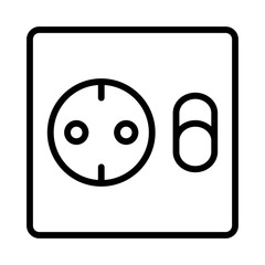 Fototapeta premium socket switch on