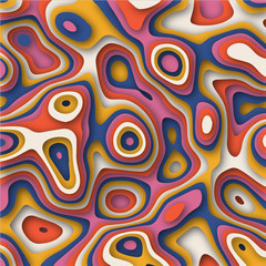 Fototapeta na wymiar Very beautiful pattern. Abstract art wallpaper. Natural luxury. Paper cut-can be used as a trendy background for posters, cards, invitations