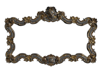 Obraz na płótnie Canvas Classic moulding frame with ornament decor