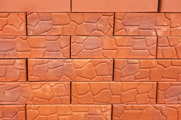 Ceramic brick background