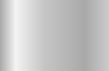 Realistic silver gradient texture. Shiny metal foil gradient. Vector illustration